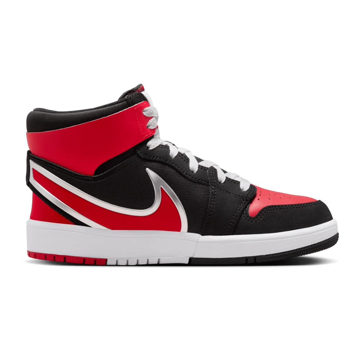 Air Jordan 1 Mid RM EasyOn GS "Black University Red"