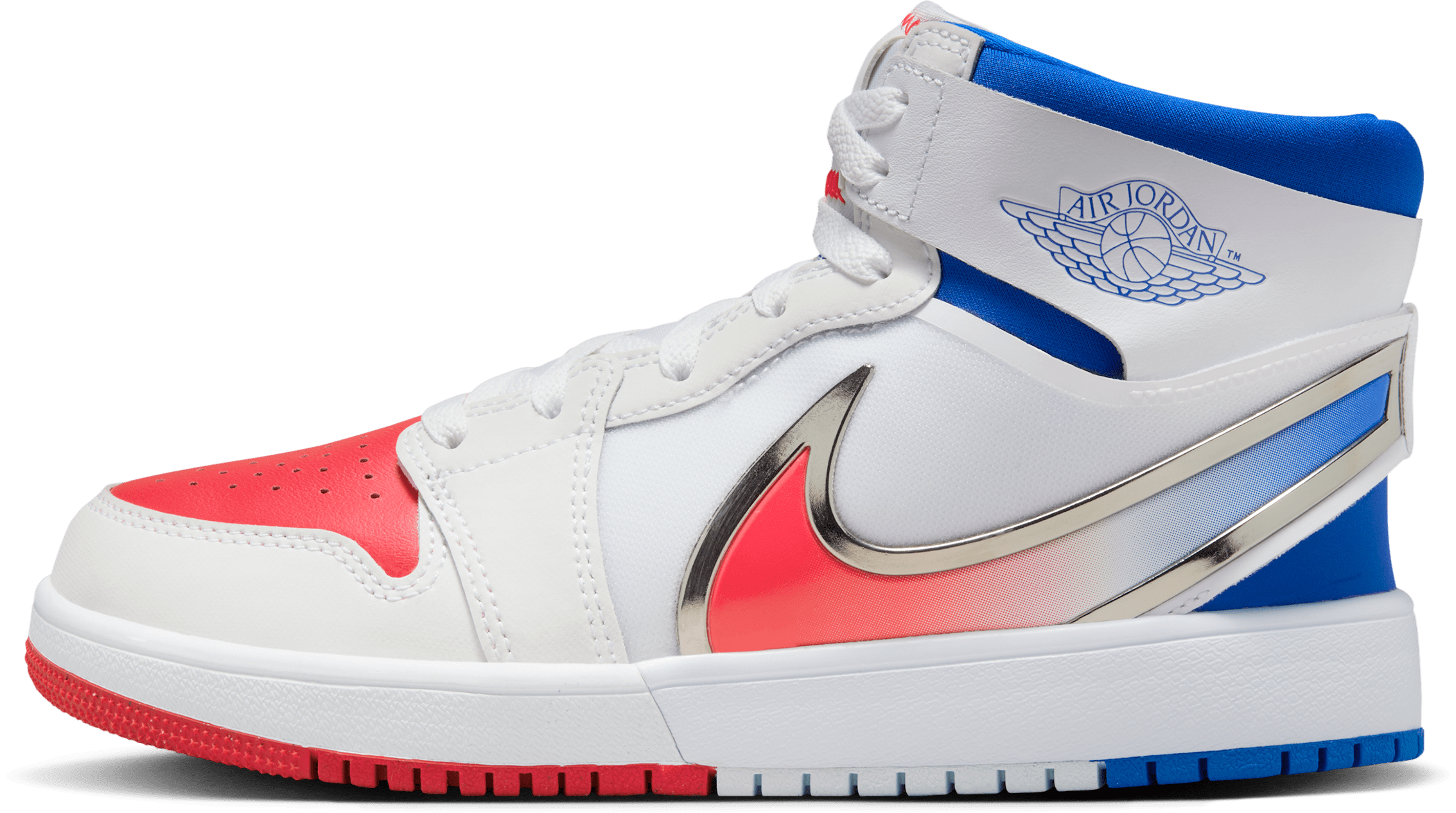 Air Jordan 1 Mid RM EasyOn GS "Racer Blue/Siren Red"