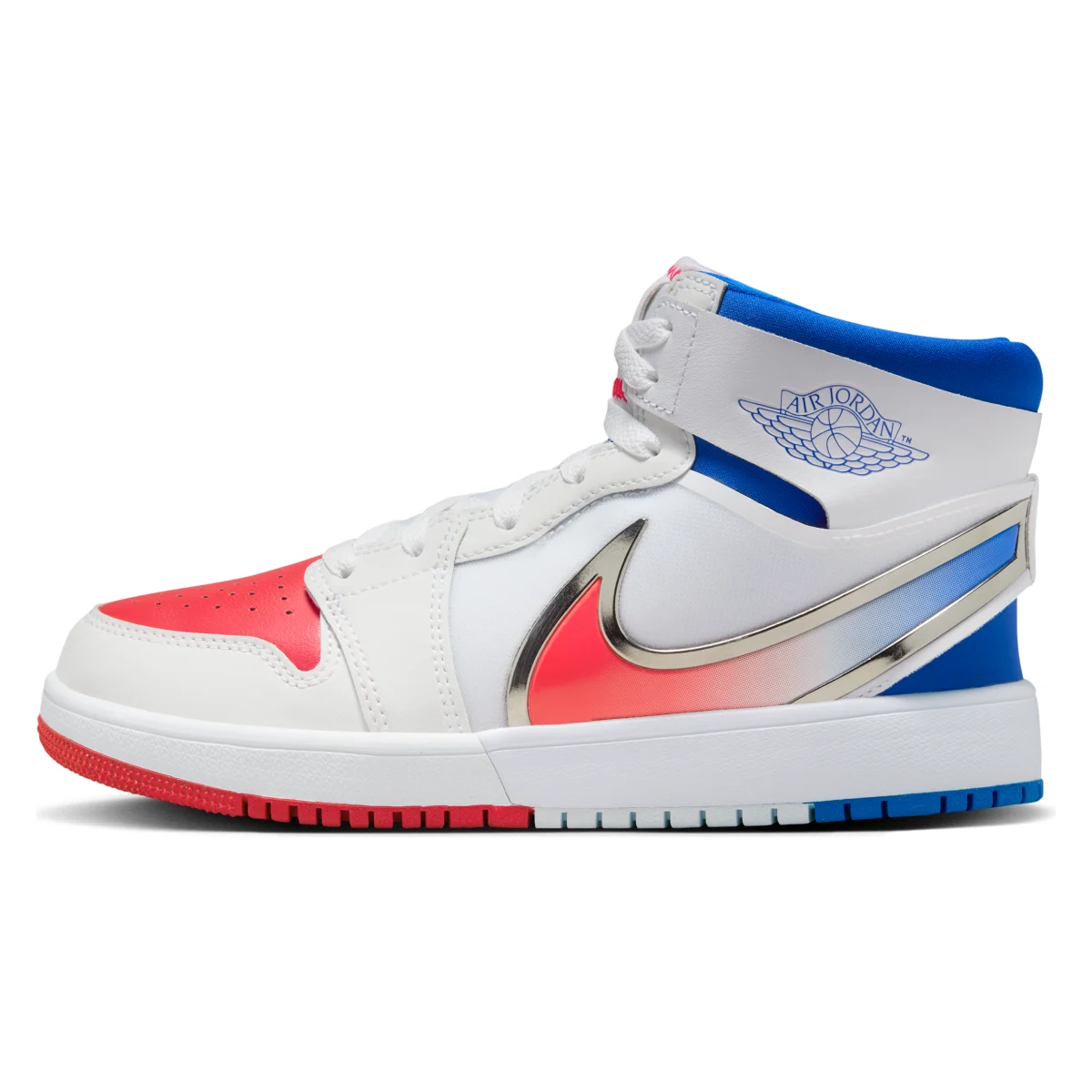 Air Jordan 1 Mid RM EasyOn GS "Racer Blue/Siren Red"