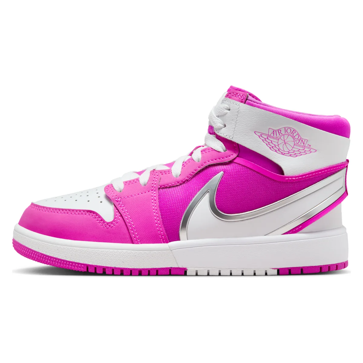 Air Jordan 1 Mid RM EasyOn GS "Fire Pink"