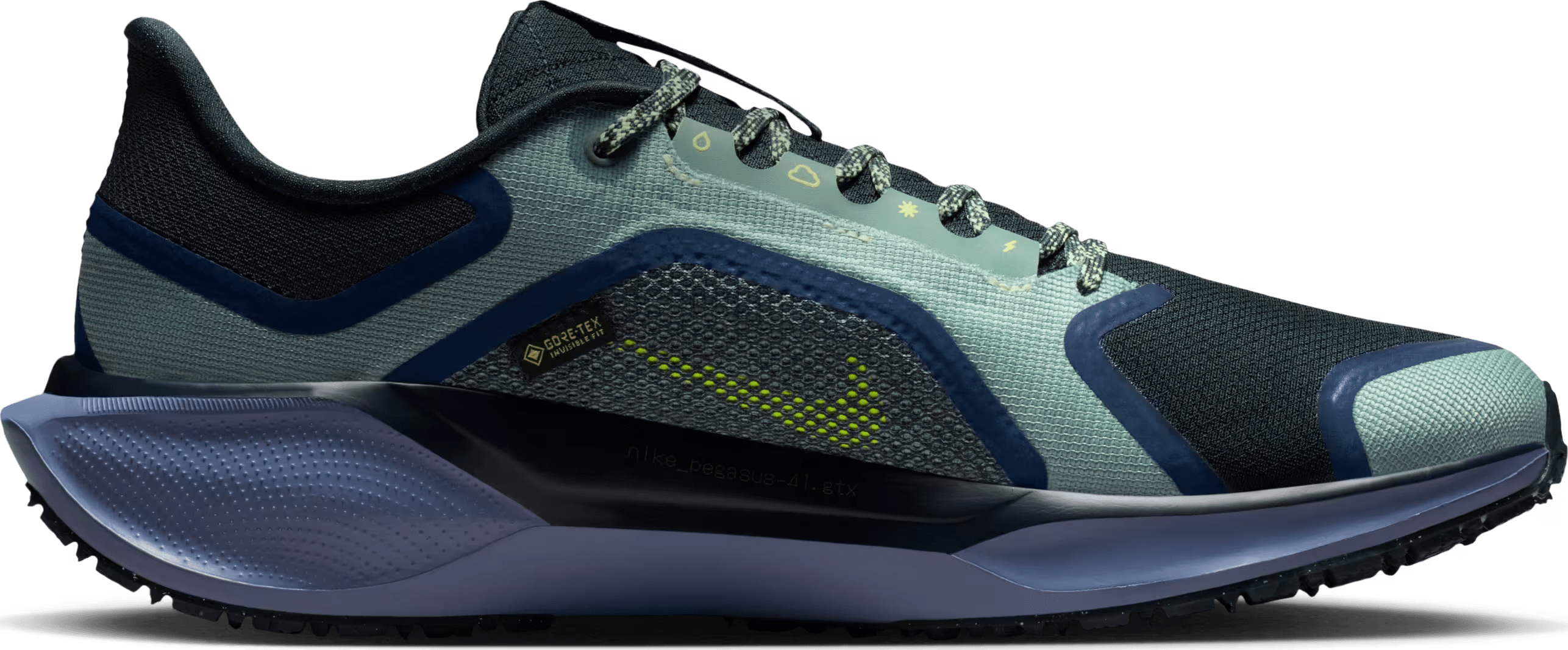 Nike Air Zoom Pegasus 41 Gore-Tex Cannon Obsidian Seaweed Volt