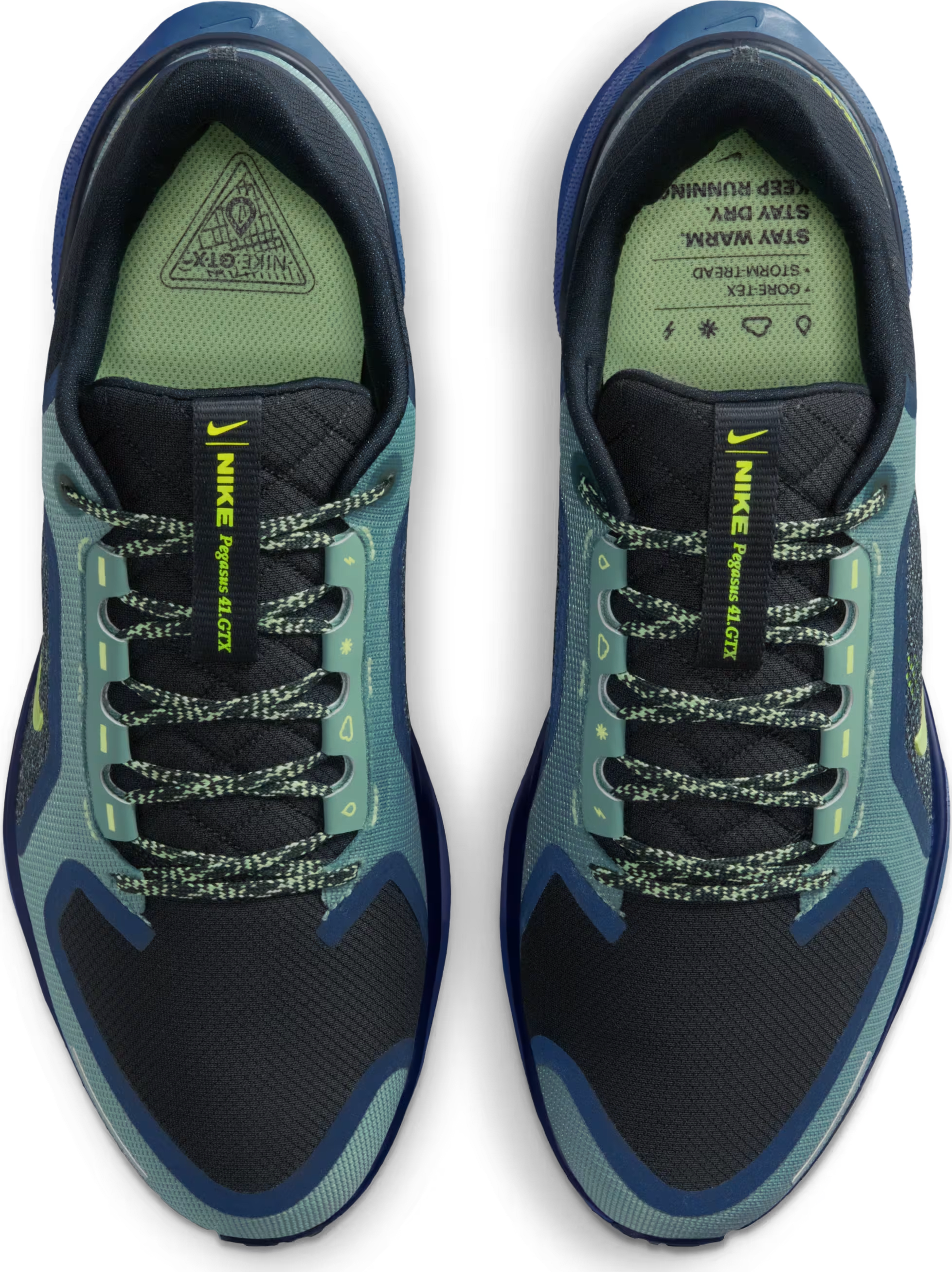 Nike Air Zoom Pegasus 41 Gore-Tex Cannon Obsidian Seaweed Volt