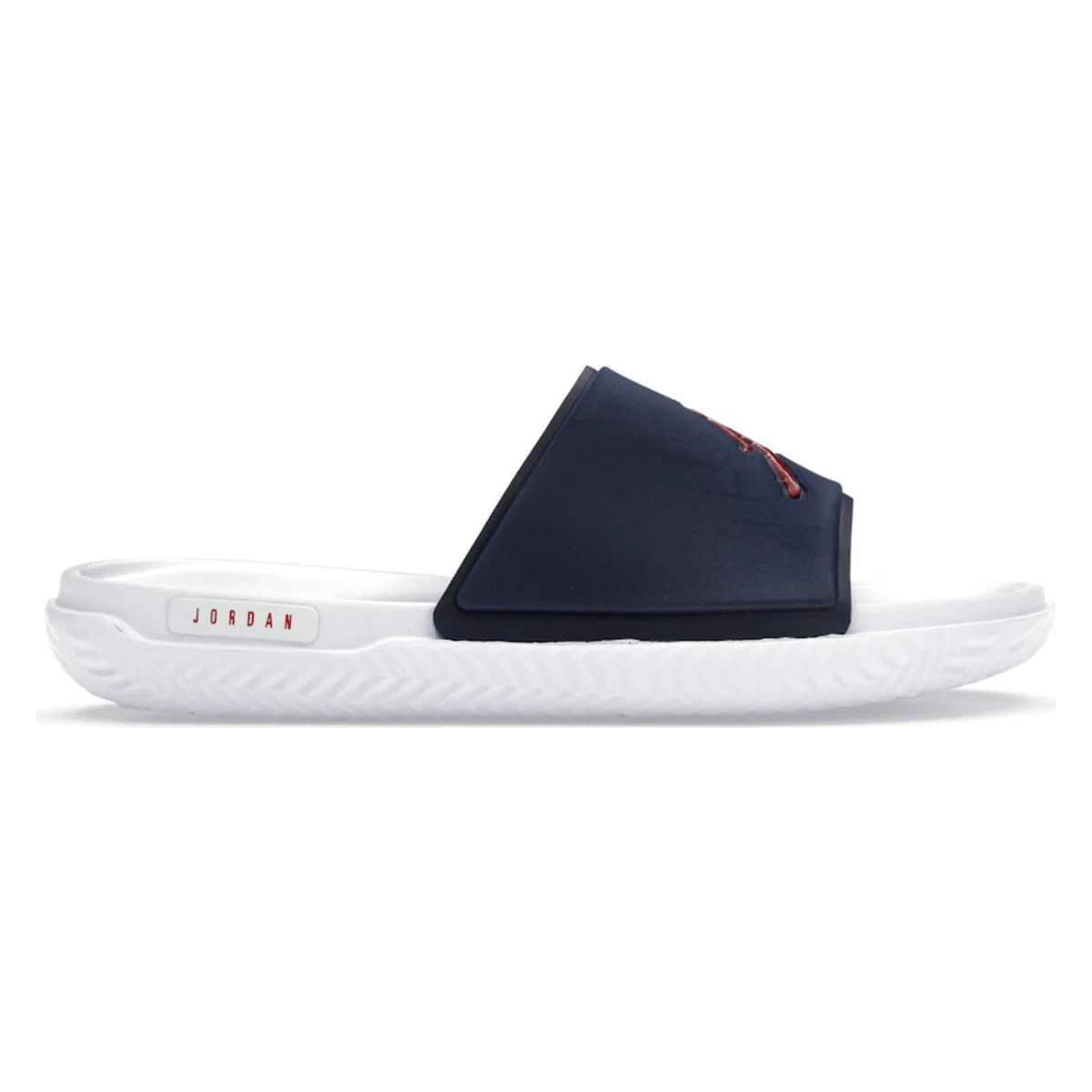 Jordan Jumpman Slide Midnight Navy White Gym Red
