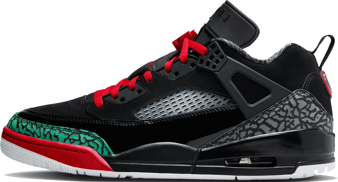 Air Jordan Spizike Low "Black Red Green"