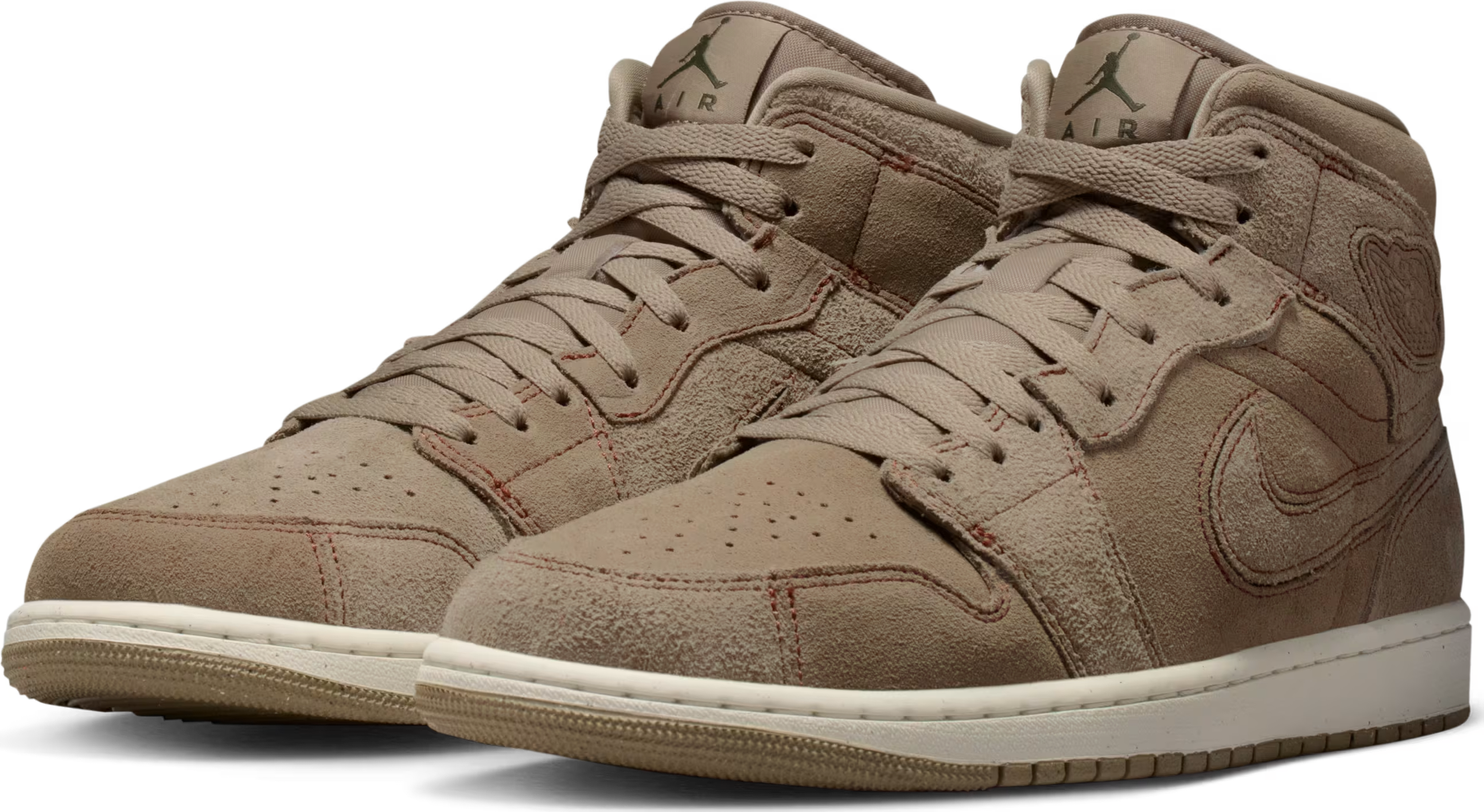 Air Jordan 1 Mid SE Craft "Khaki Pecan Suede"