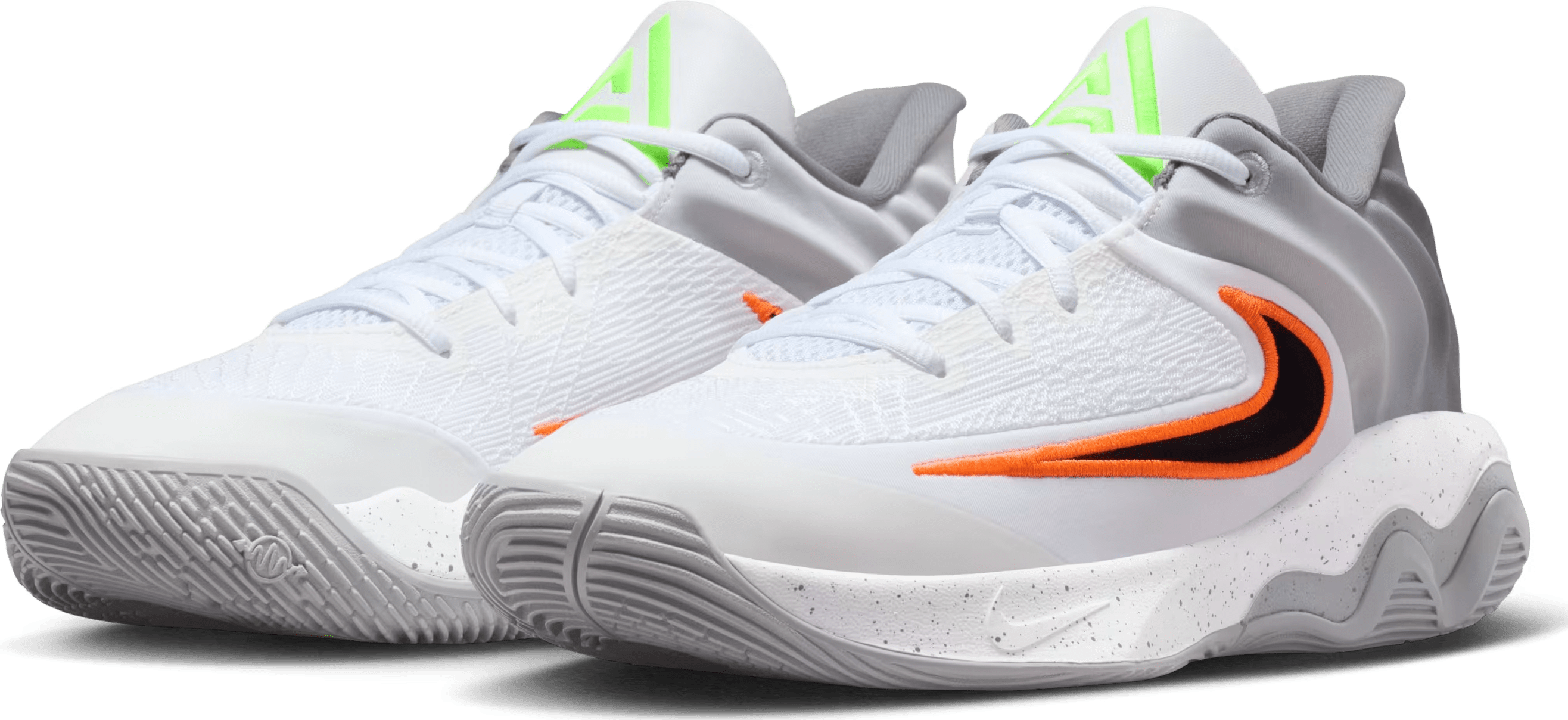 Nike Giannis Immortality 4 White Volt Wolf Grey Black