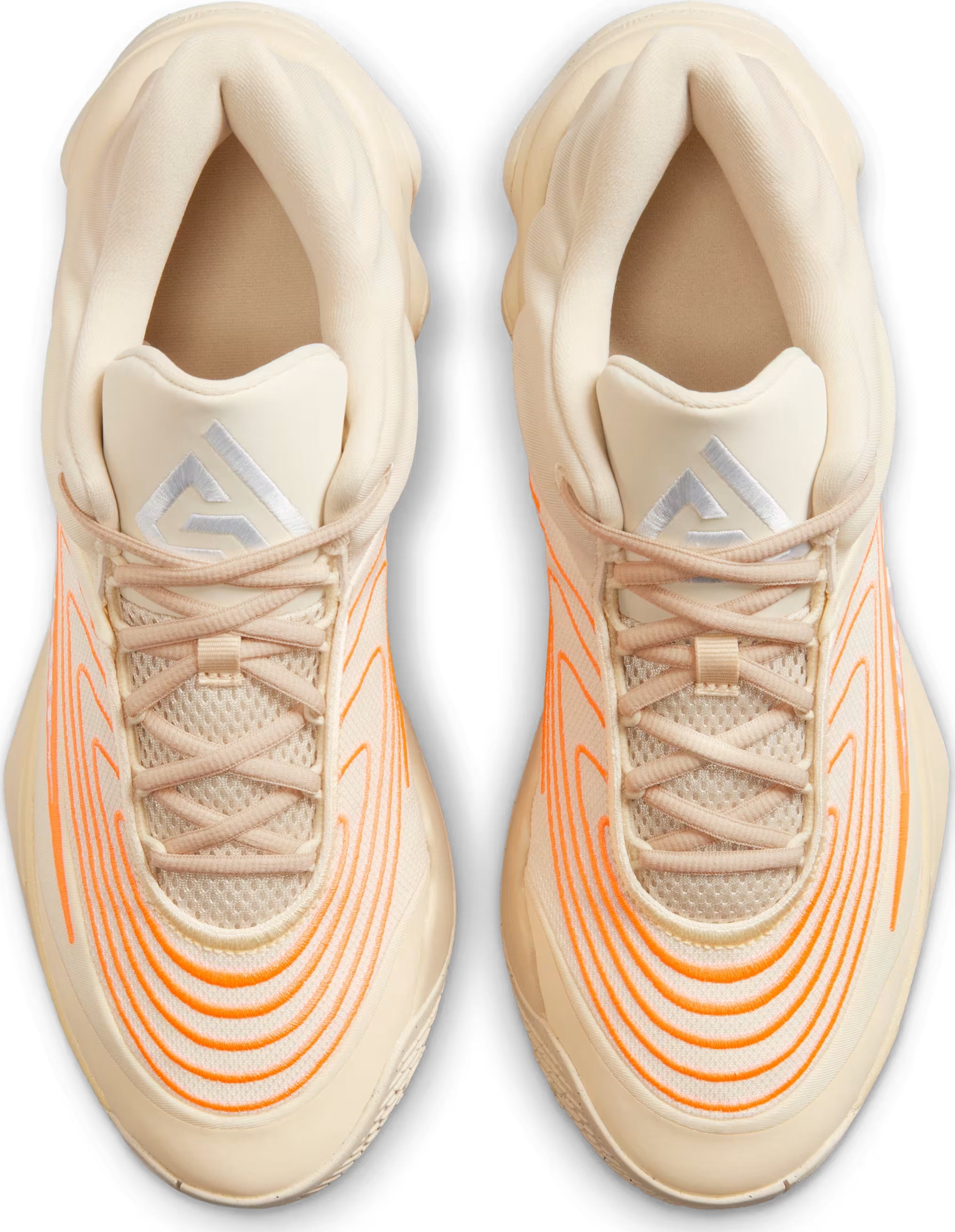 Nike Giannis Immortality 4 Light Khaki Alabaster Total Orange White