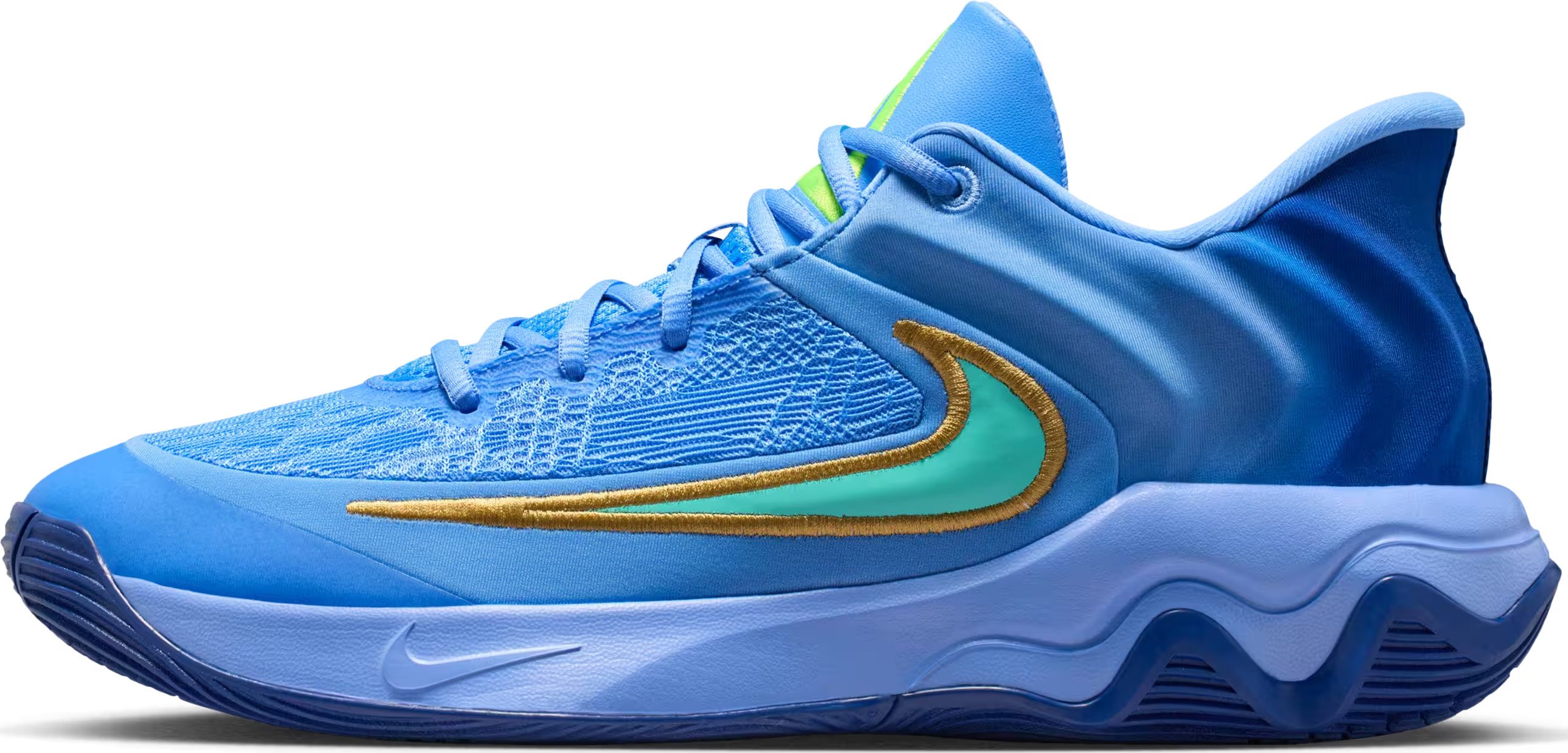 Nike Giannis Immortality 4 Royal Pulse Volt Hyper Turquoise