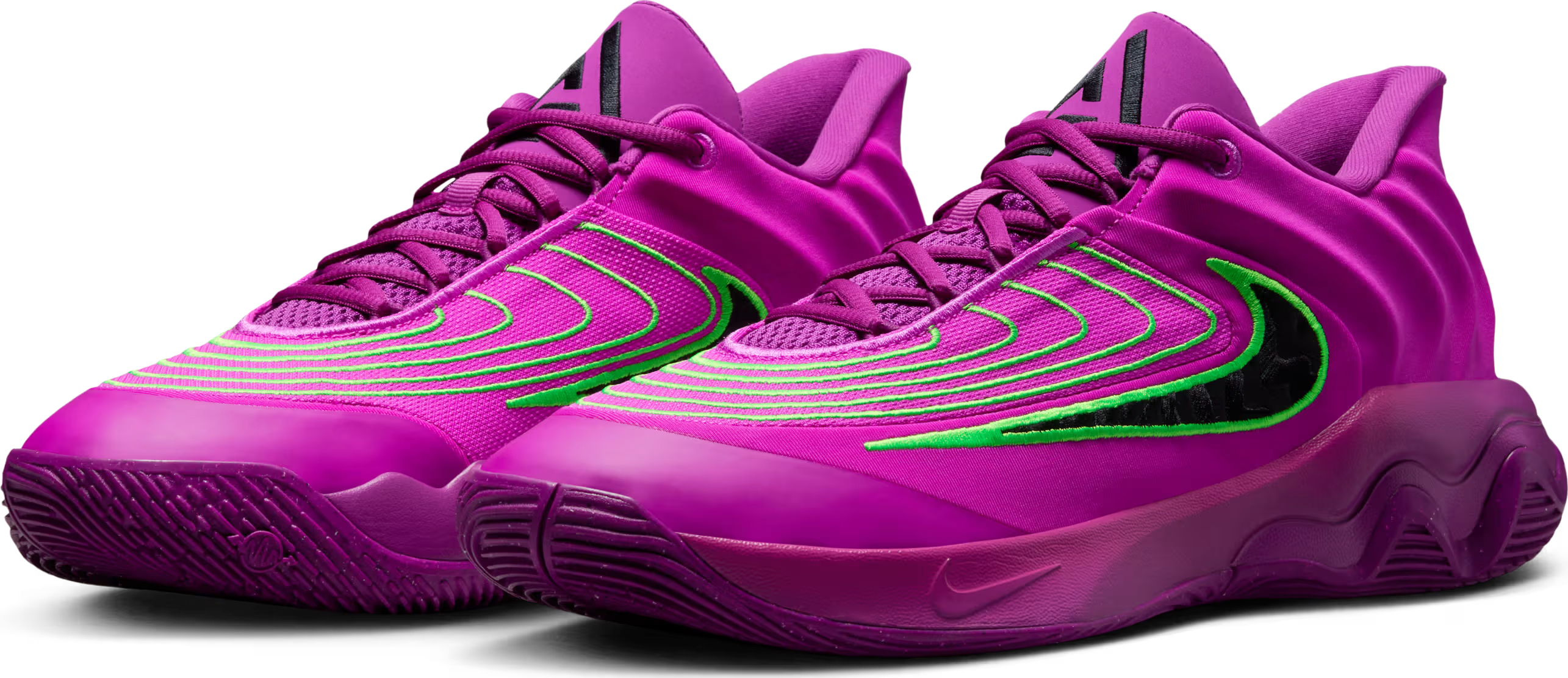 Nike Giannis Immortality 4 Hyper Violet Green Strike Bold Berry Black