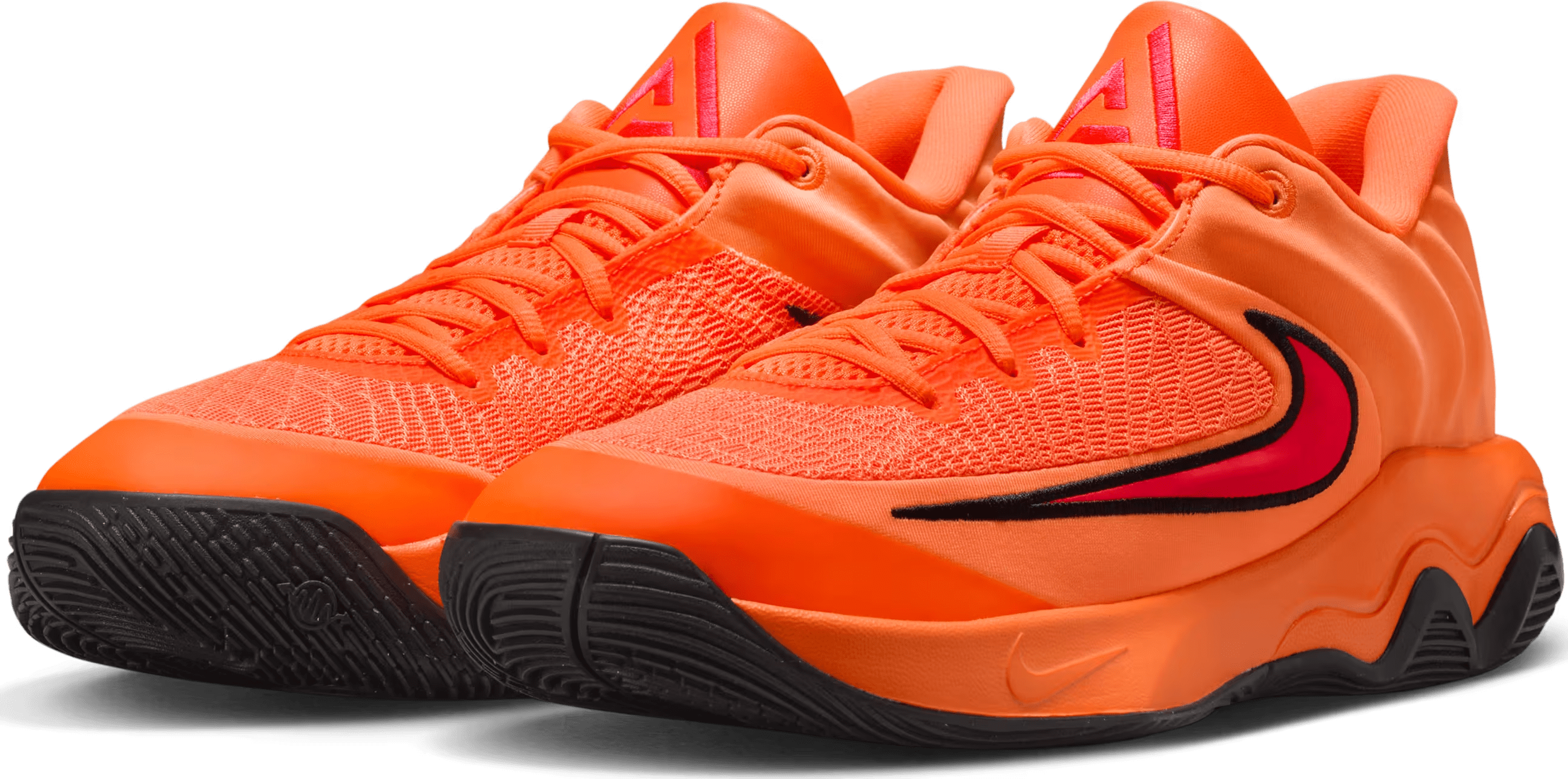 Nike Giannis Immortality 4 Total Orange Black Bright Crimson