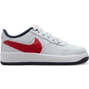 Nike Air Force 1 LV8 4 GS "Pure Platinum / University Red"