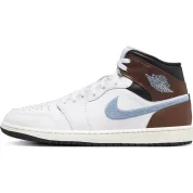 Air Jordan 1 Mid SE "Brown Blue Grey"