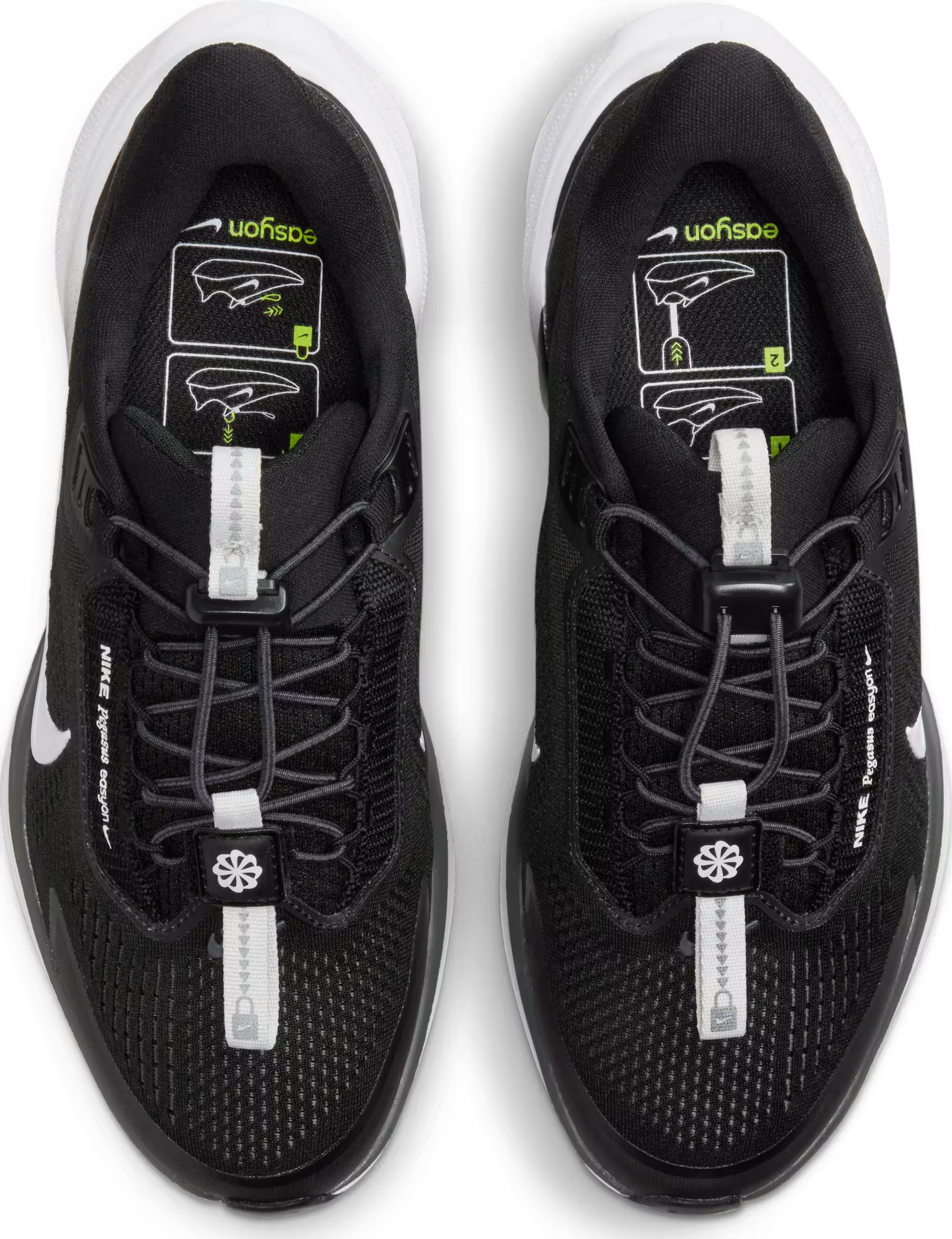 Nike Air Zoom Pegasus 41 EasyOn Black Anthracite Photon Dust White (Women's)