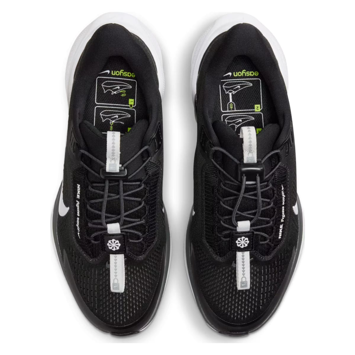Nike Air Zoom Pegasus 41 EasyOn Black Anthracite Photon Dust White (Women's)
