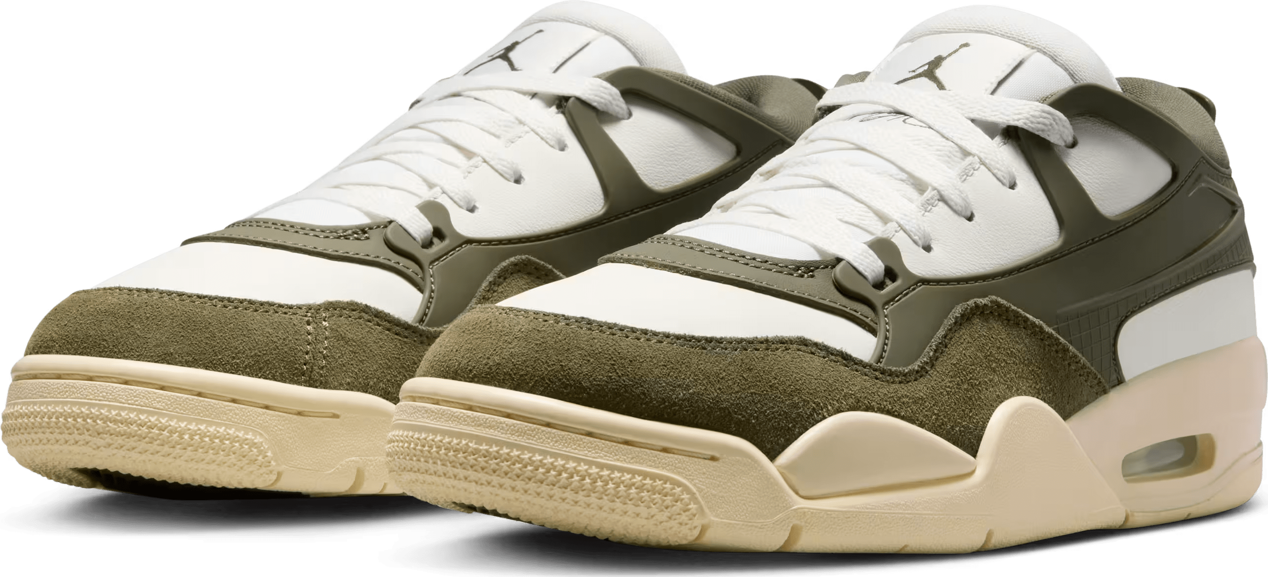 Air Jordan 4 RM Wmns "Sail Medium Olive"