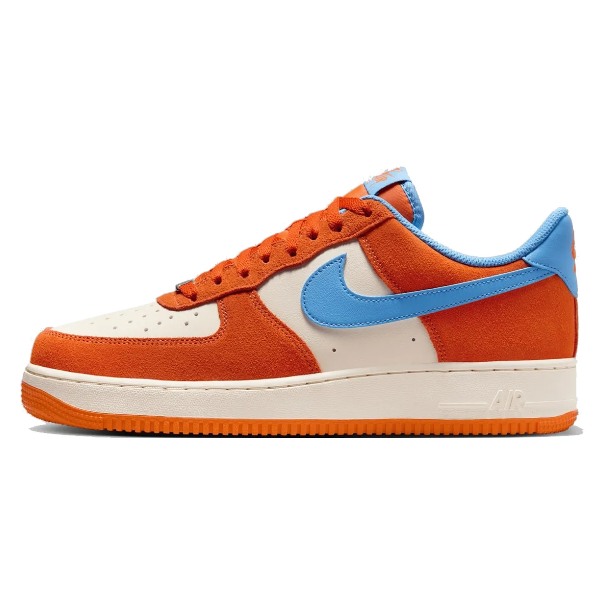 Nike Air Force 1 '07 LV8 "Safety Orange University Blue"