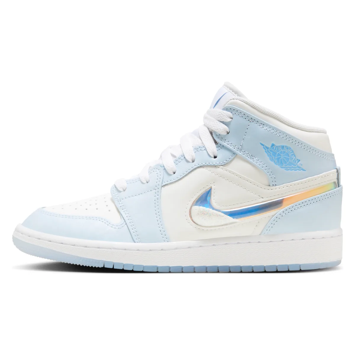 Air Jordan 1 Mid SE GS "Glitter Swoosh"