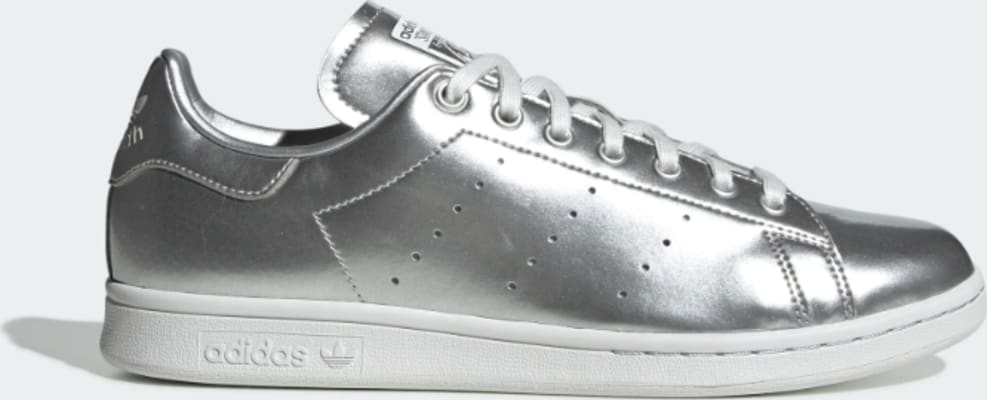 Adidas stan smith silver sales