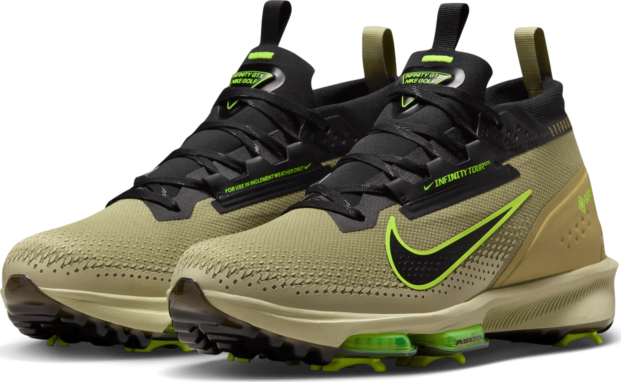 Nike Air Zoom Infinity Tour 2 Gore-Tex Dusty Olive Volt Black