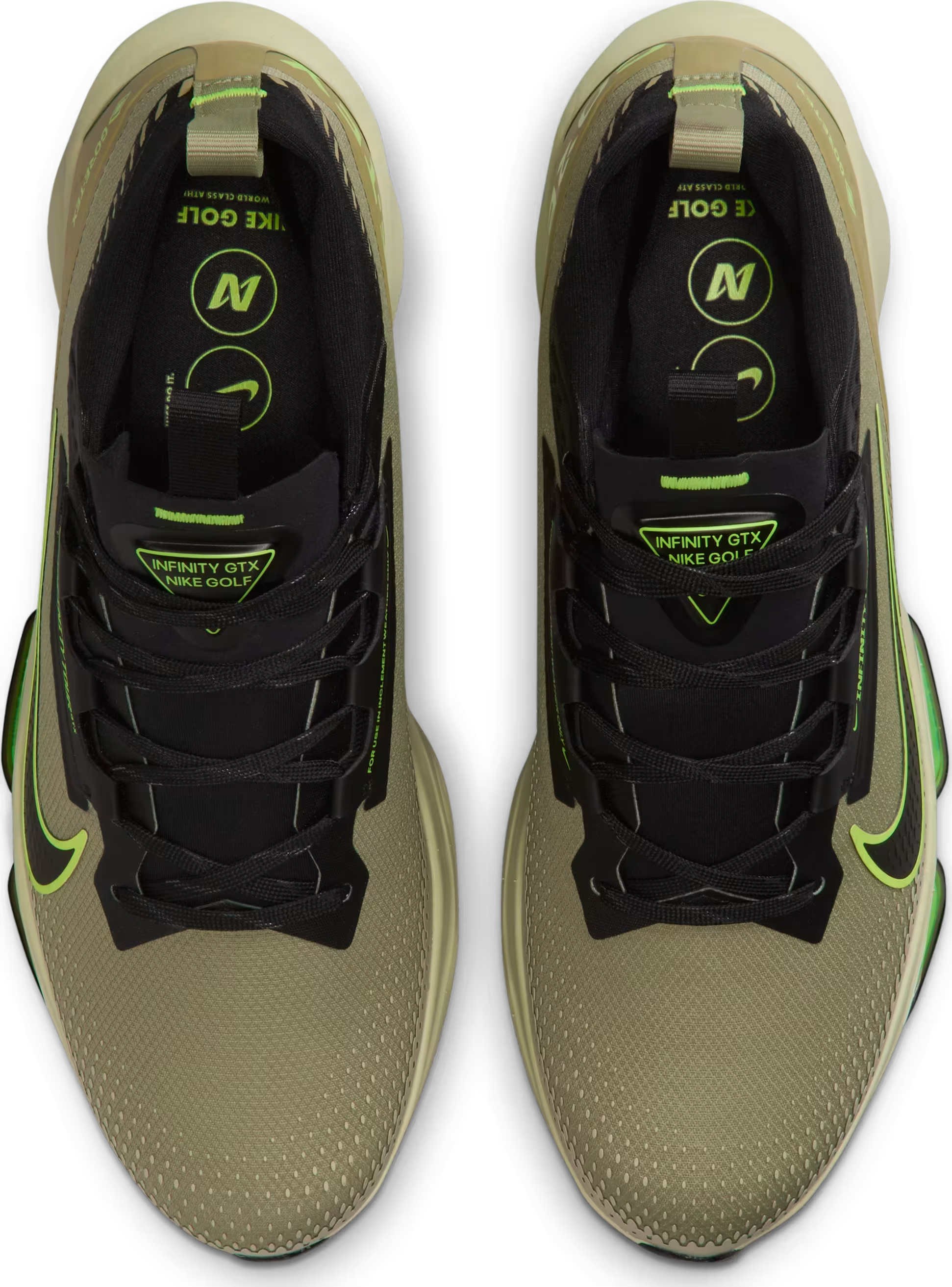 Nike Air Zoom Infinity Tour 2 Gore-Tex Dusty Olive Volt Black