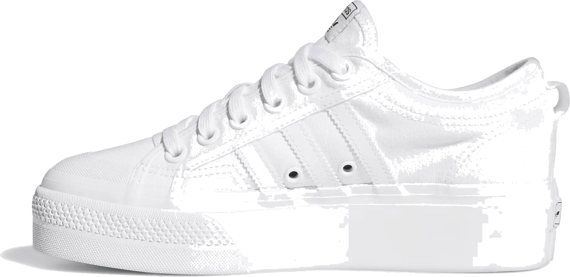 adidas Nizza Platform Triple White (Women's)