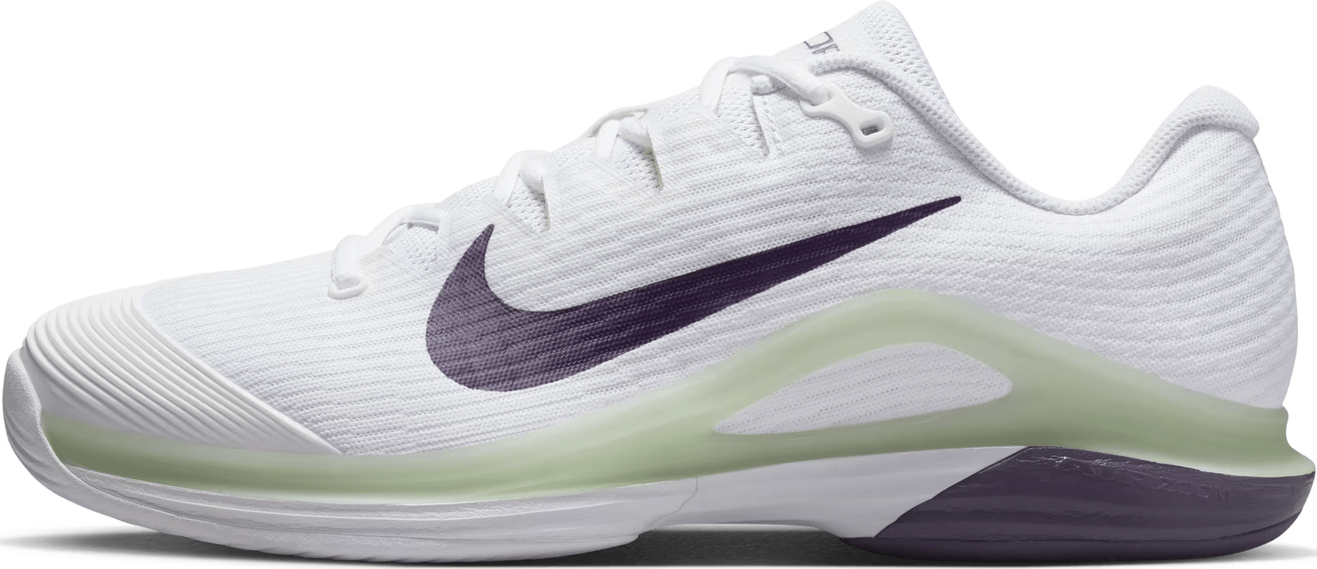 Nike Court Air Zoom Vapor 12 HC White Volt Dark Raisin