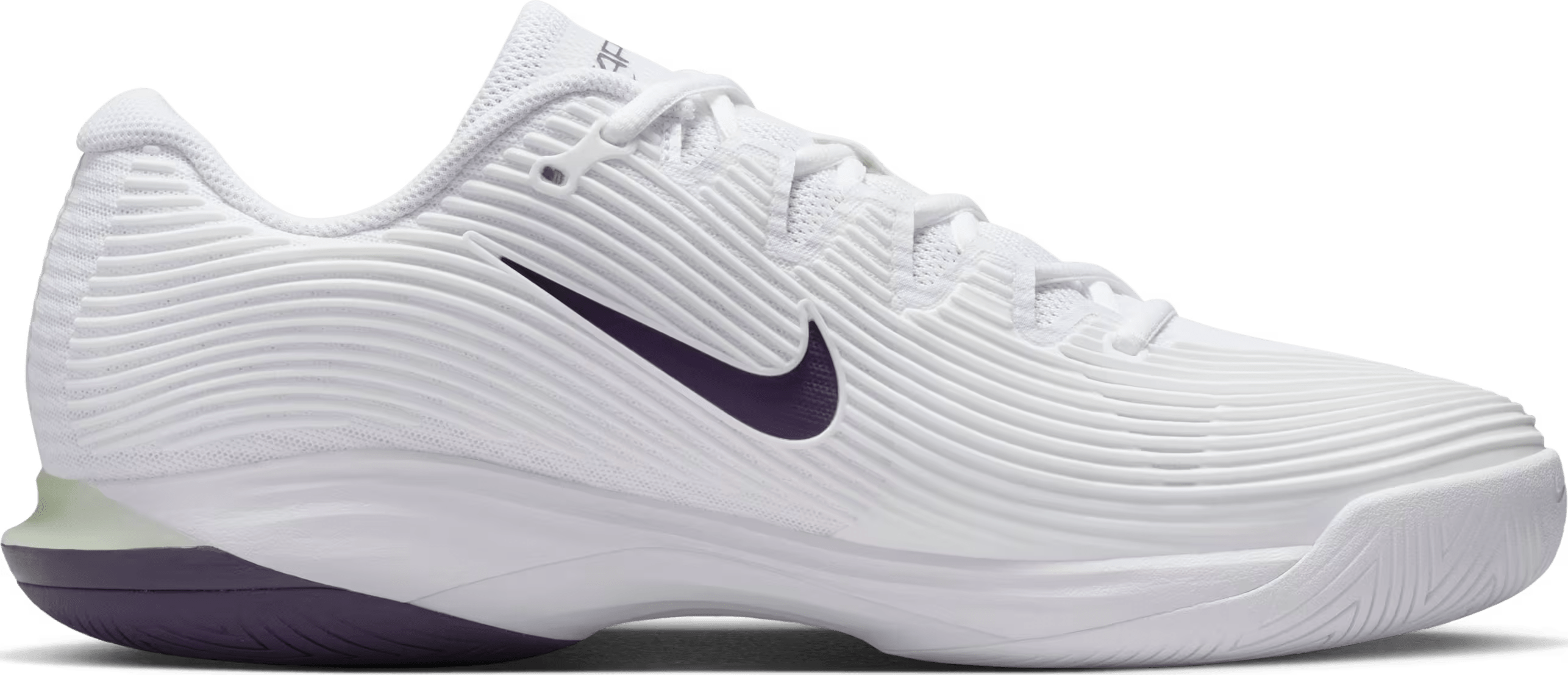 Nike Court Air Zoom Vapor 12 HC White Volt Dark Raisin