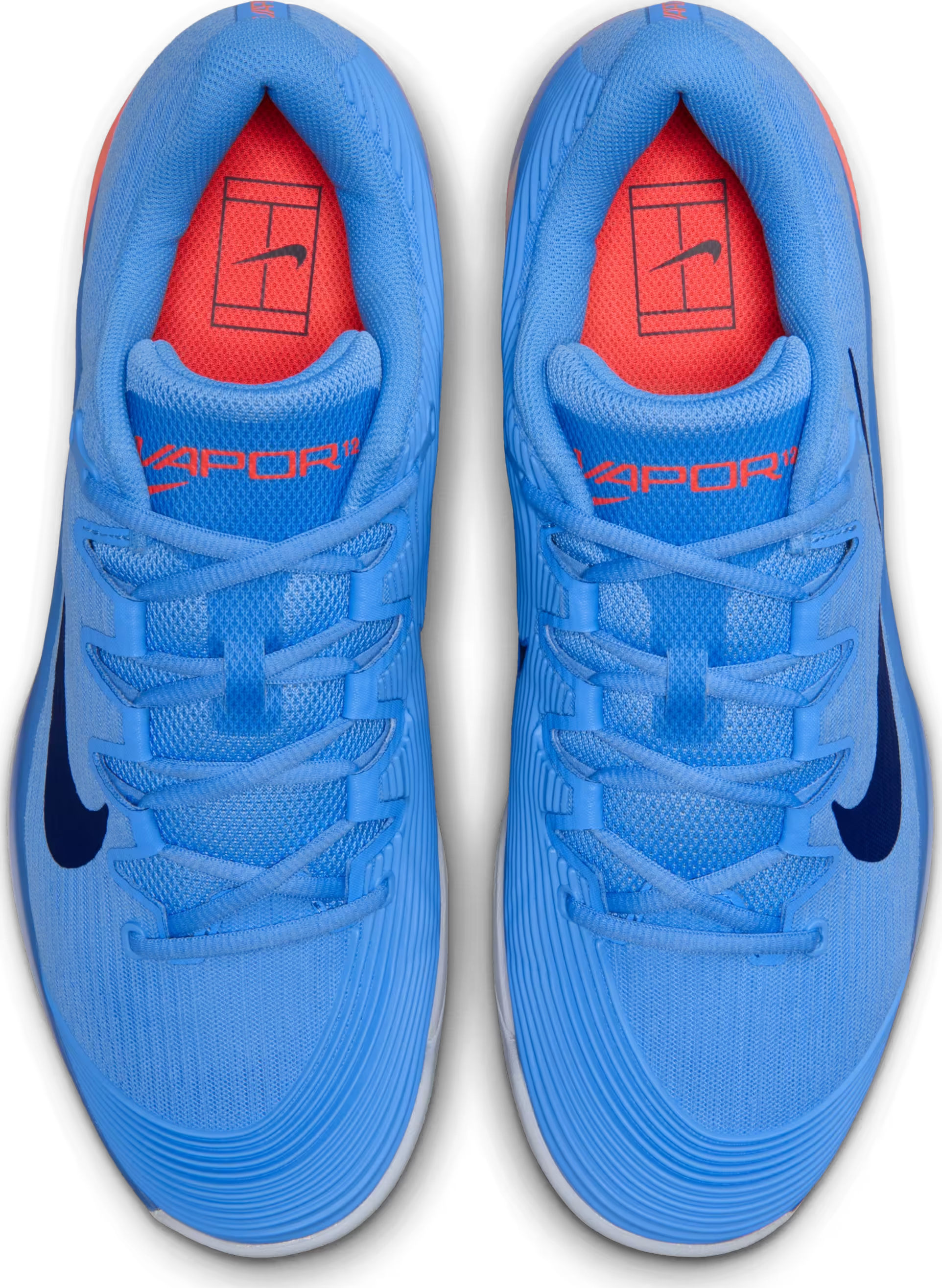 Nike Court Air Zoom Vapor 12 HC University Blue Hot Lava