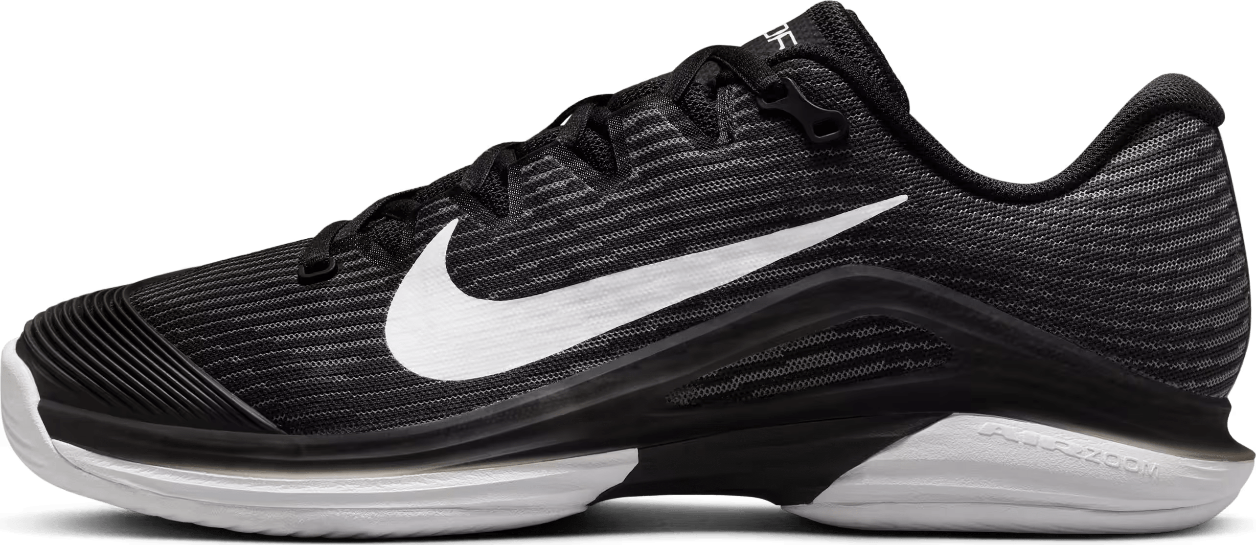 Nike Court Air Zoom Vapor 12 HC Black Dark Smoke Grey White (Women's)