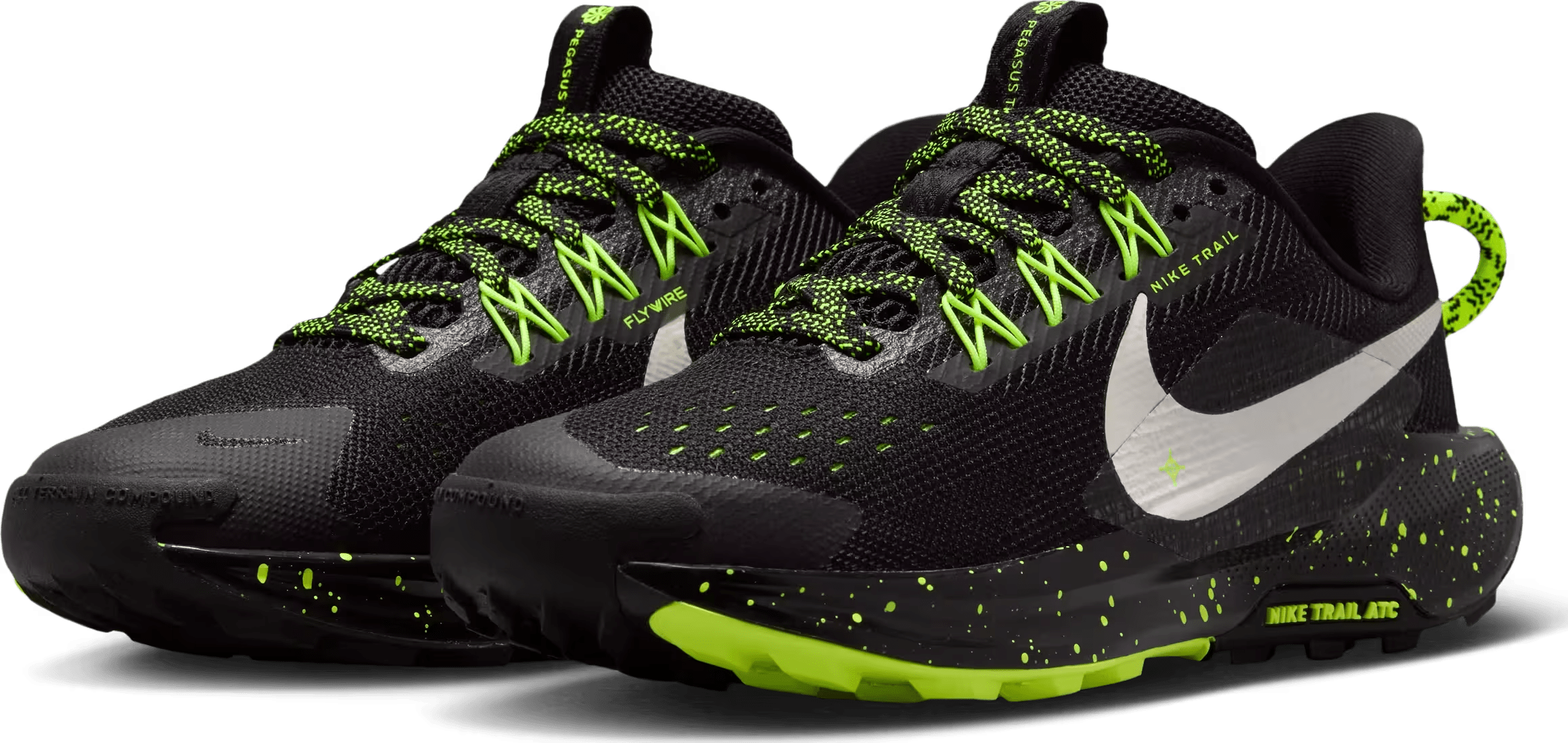 Nike React Pegasus Trail 5 Black Volt Ice Phantom (GS)