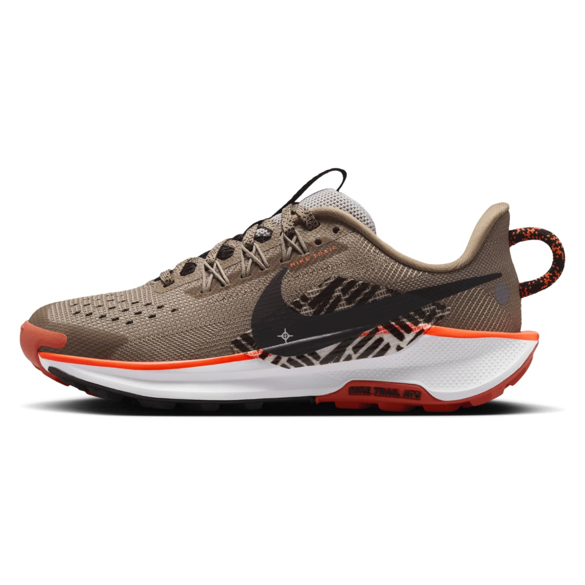 Nike Pegasus Trail 5 Khaki Hyper Crimson Vintage Coral Velvet Brown (GS)