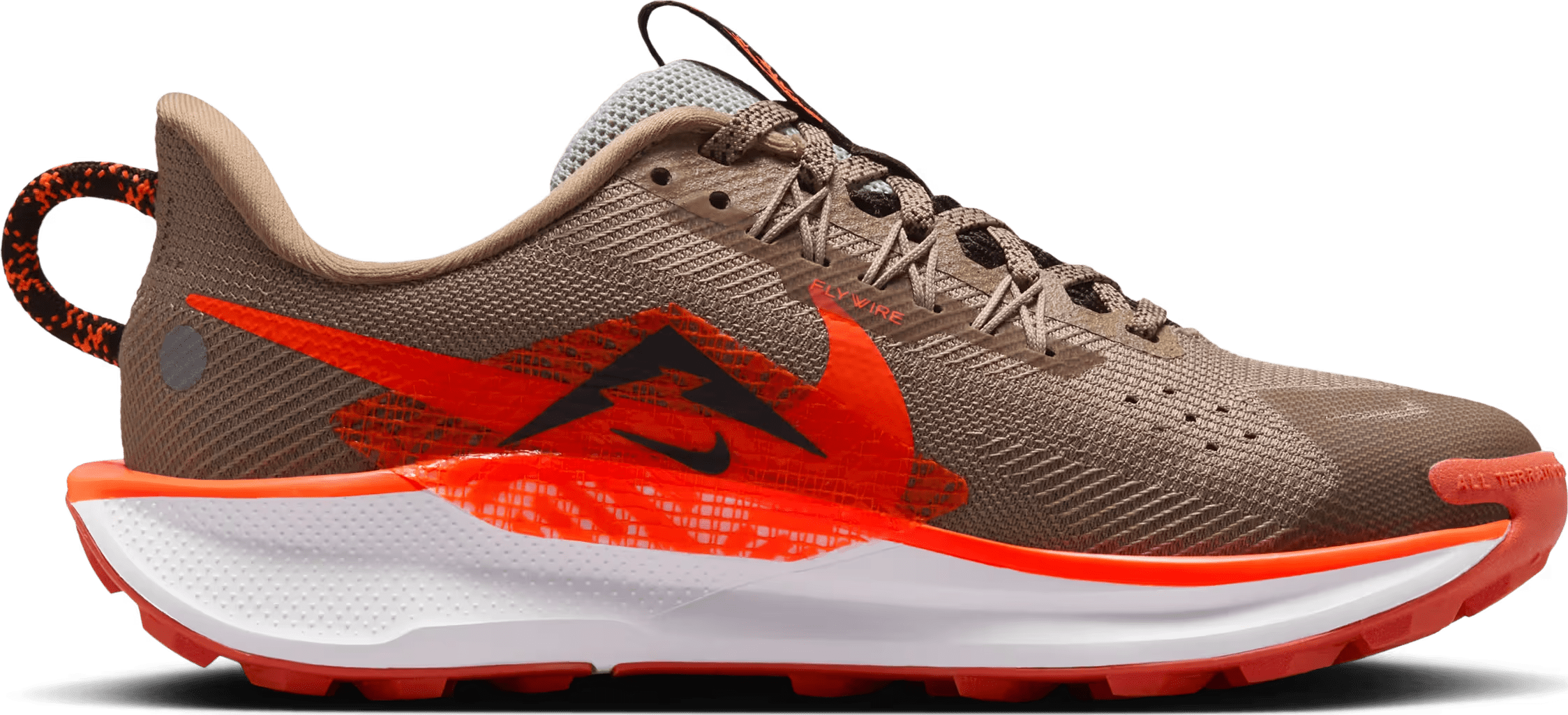 Nike Pegasus Trail 5 Khaki Hyper Crimson Vintage Coral Velvet Brown (GS)