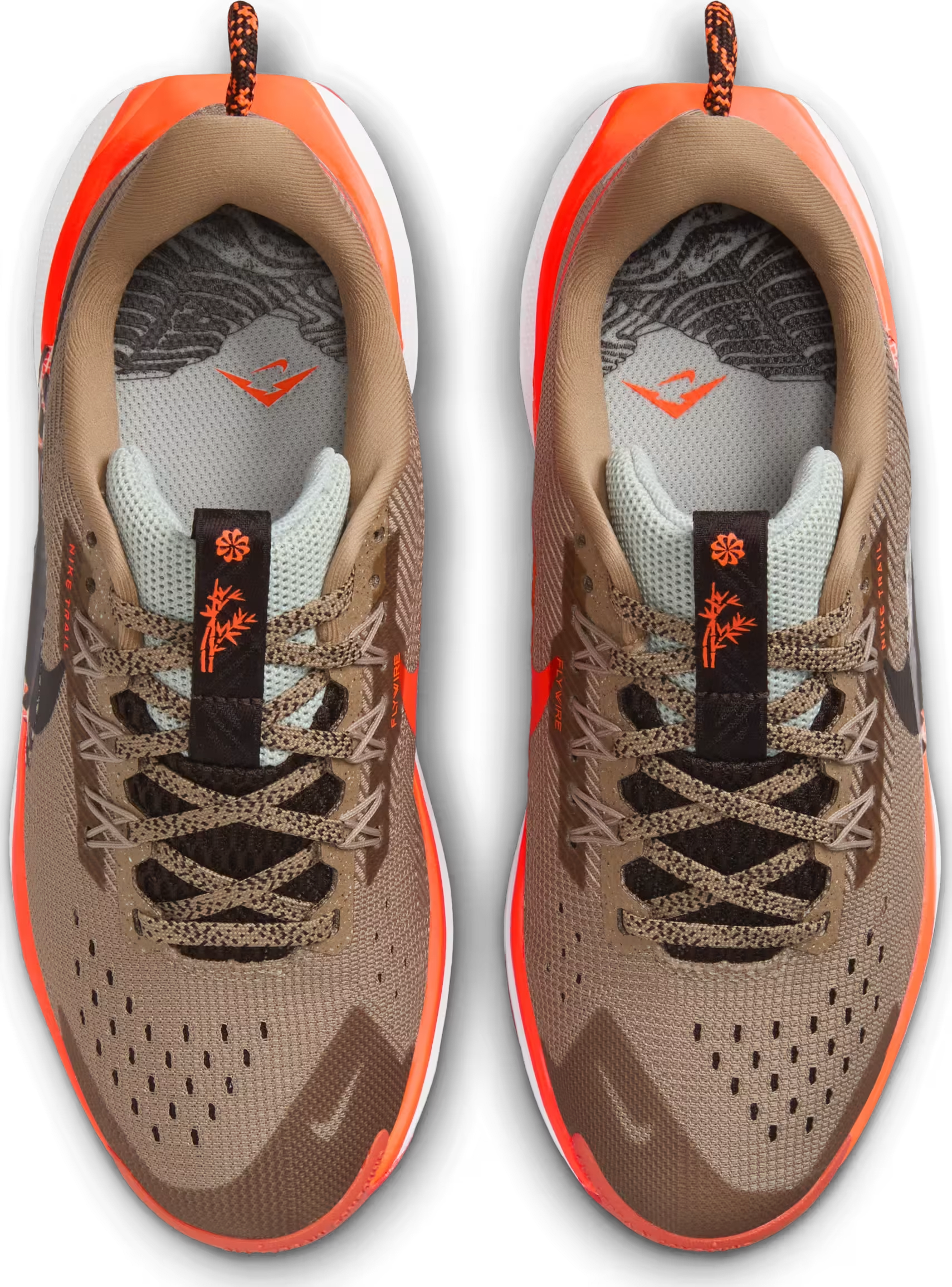 Nike Pegasus Trail 5 Khaki Hyper Crimson Vintage Coral Velvet Brown (GS)