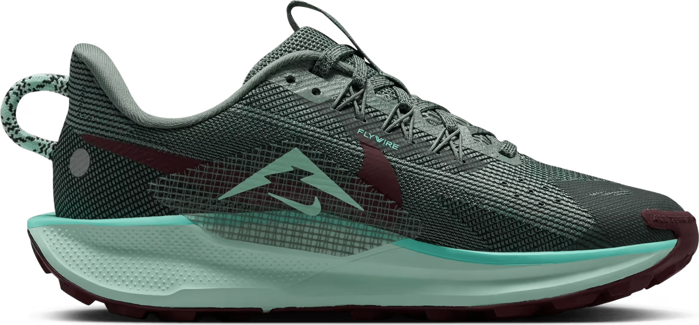 Nike React Pegasus Trail 5 Clay Green Seaweed Mint Foam (GS)