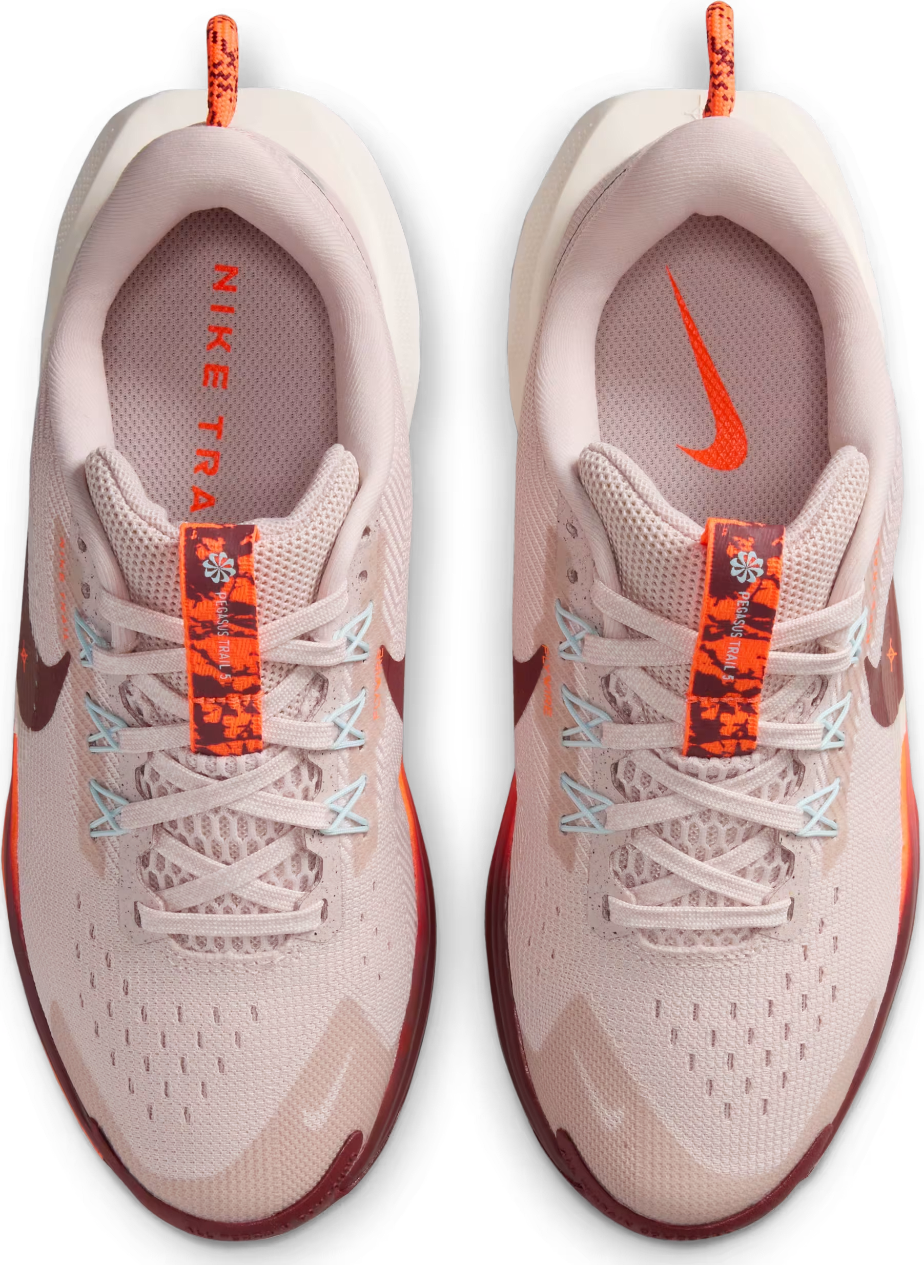Nike React Pegasus Trail 5 Silt Red Hyper Crimson Sail Dark Team Red (GS)