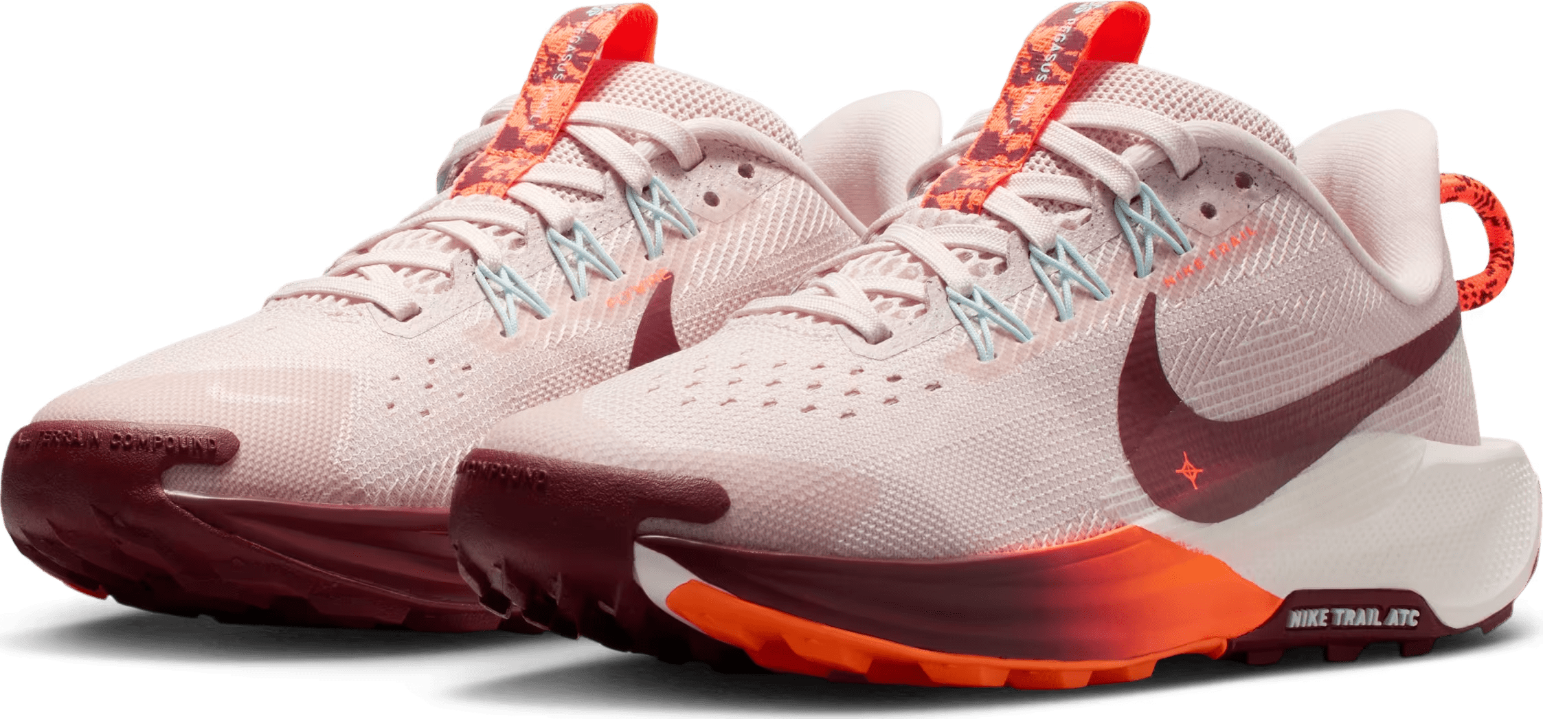 Nike React Pegasus Trail 5 Silt Red Hyper Crimson Sail Dark Team Red (GS)