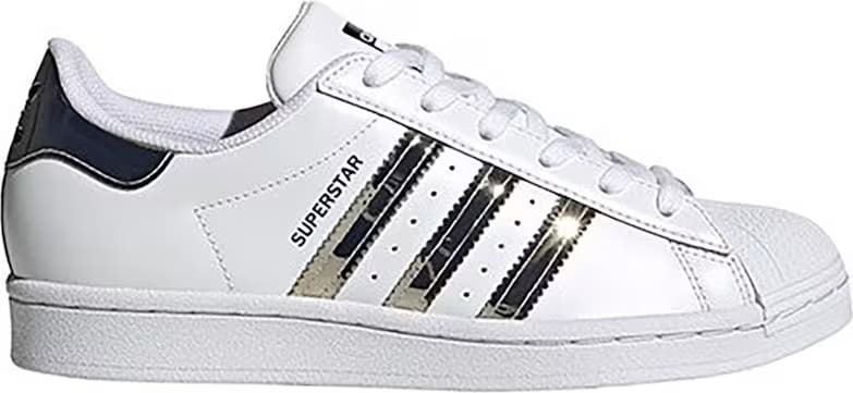 adidas Superstar Cloud White Silver Metallic (Women's)