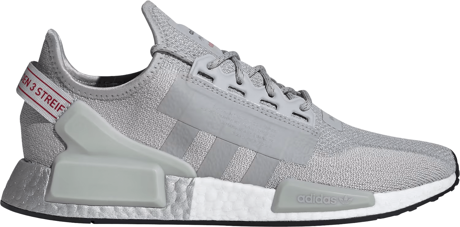 adidas NMD R1 V2 -  - Grey - Mesh/Synthetisch - Maat 39 1/3 - Foot Locker