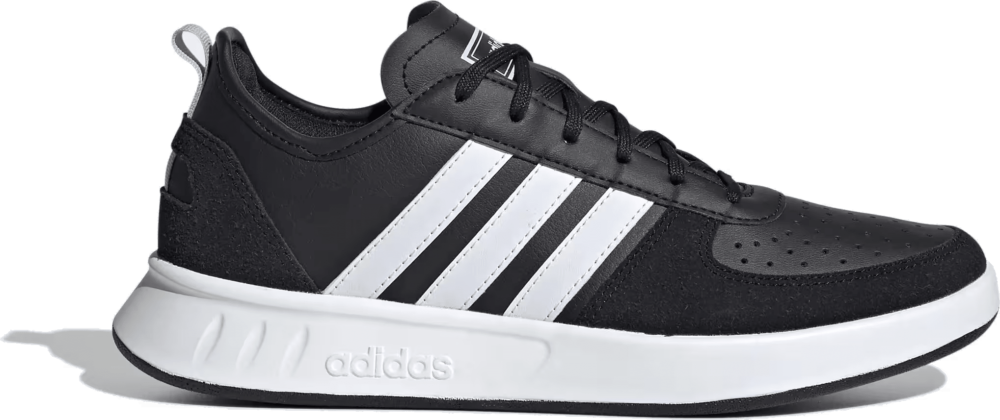 adidas Court 80s Core Black Cloud White Purple Tint (Women's)