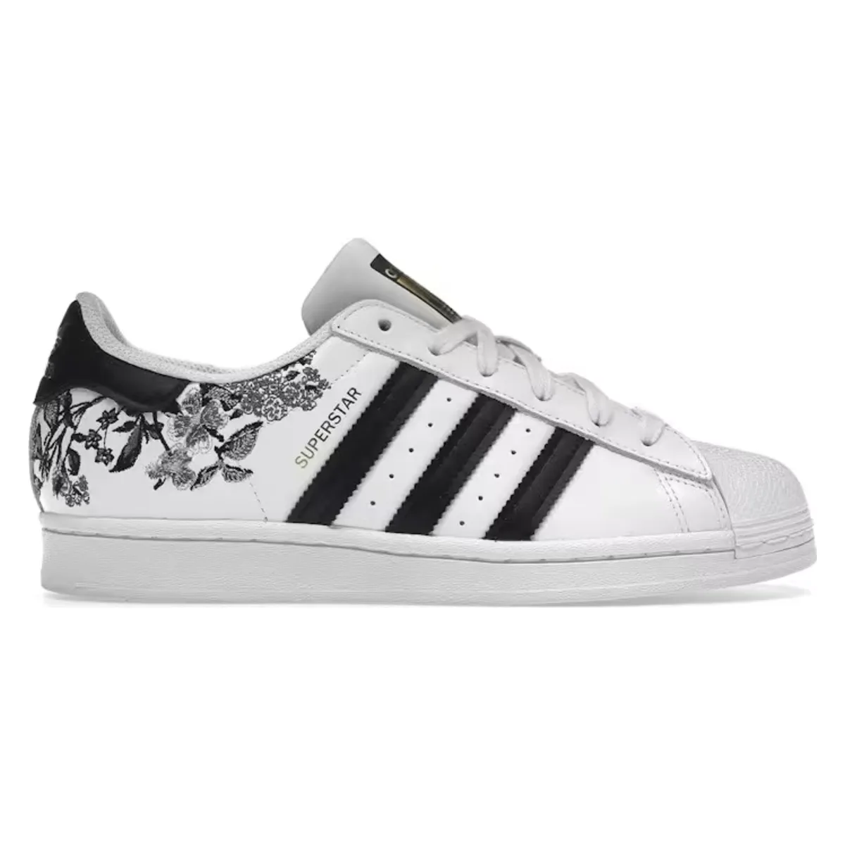 adidas Superstar Black Floral (Women's)
