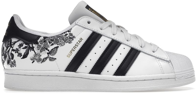 Adidas superstar dames wit zwart sales