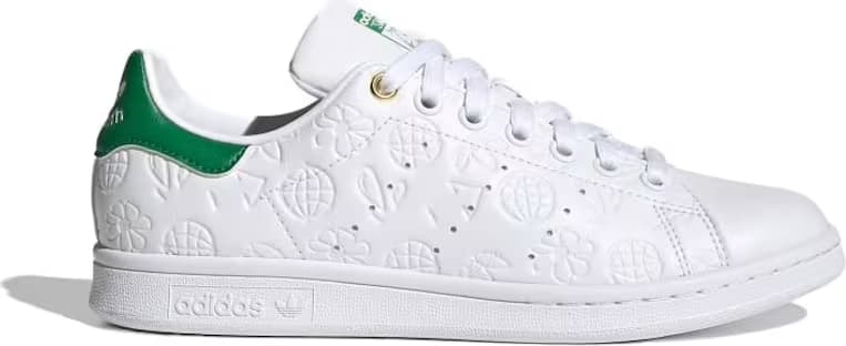 adidas Stan Smith Embossed Graphics White Green (Women's)