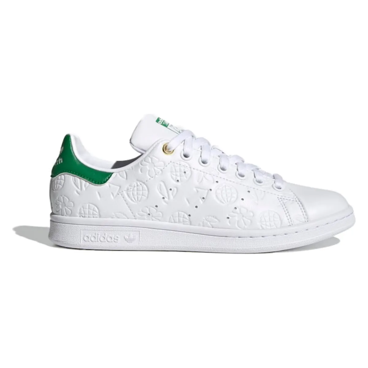 adidas Stan Smith Embossed Graphics White Green (Women's)
