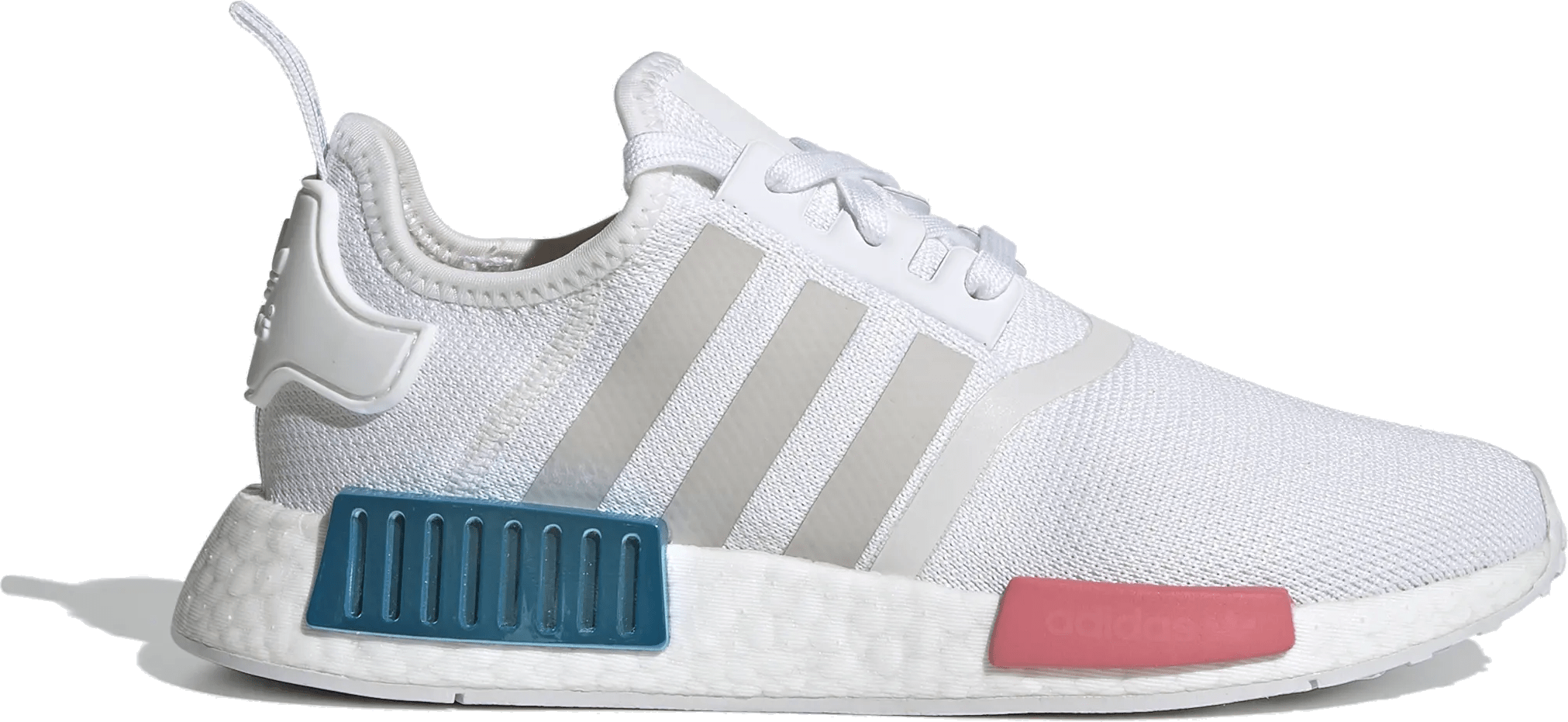 Adidas nmd r1 white and grey 2025
