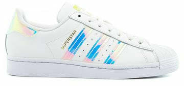 adidas Superstar White Iridescent Stripes (Women's)