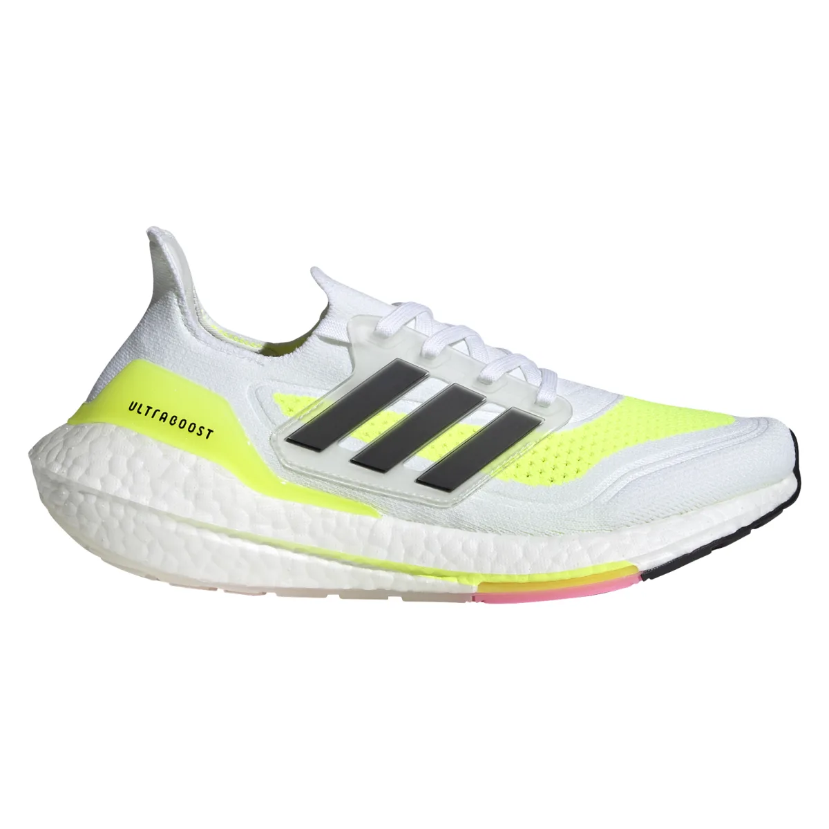 adidas Ultra Boost 21 White Solar Green (Women's)