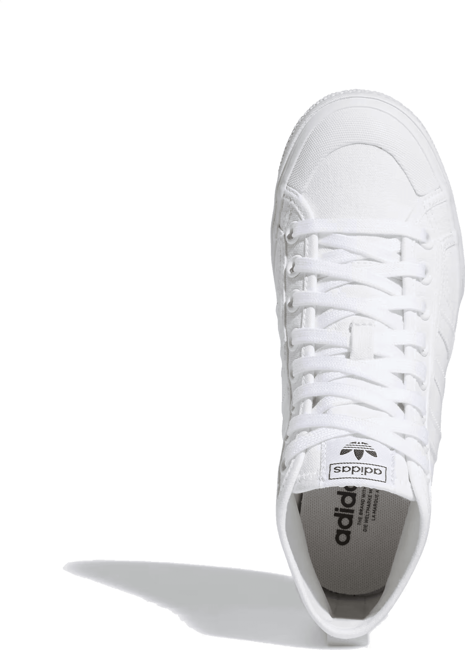 adidas Nizza Platform Mid Cloud White (Women's)
