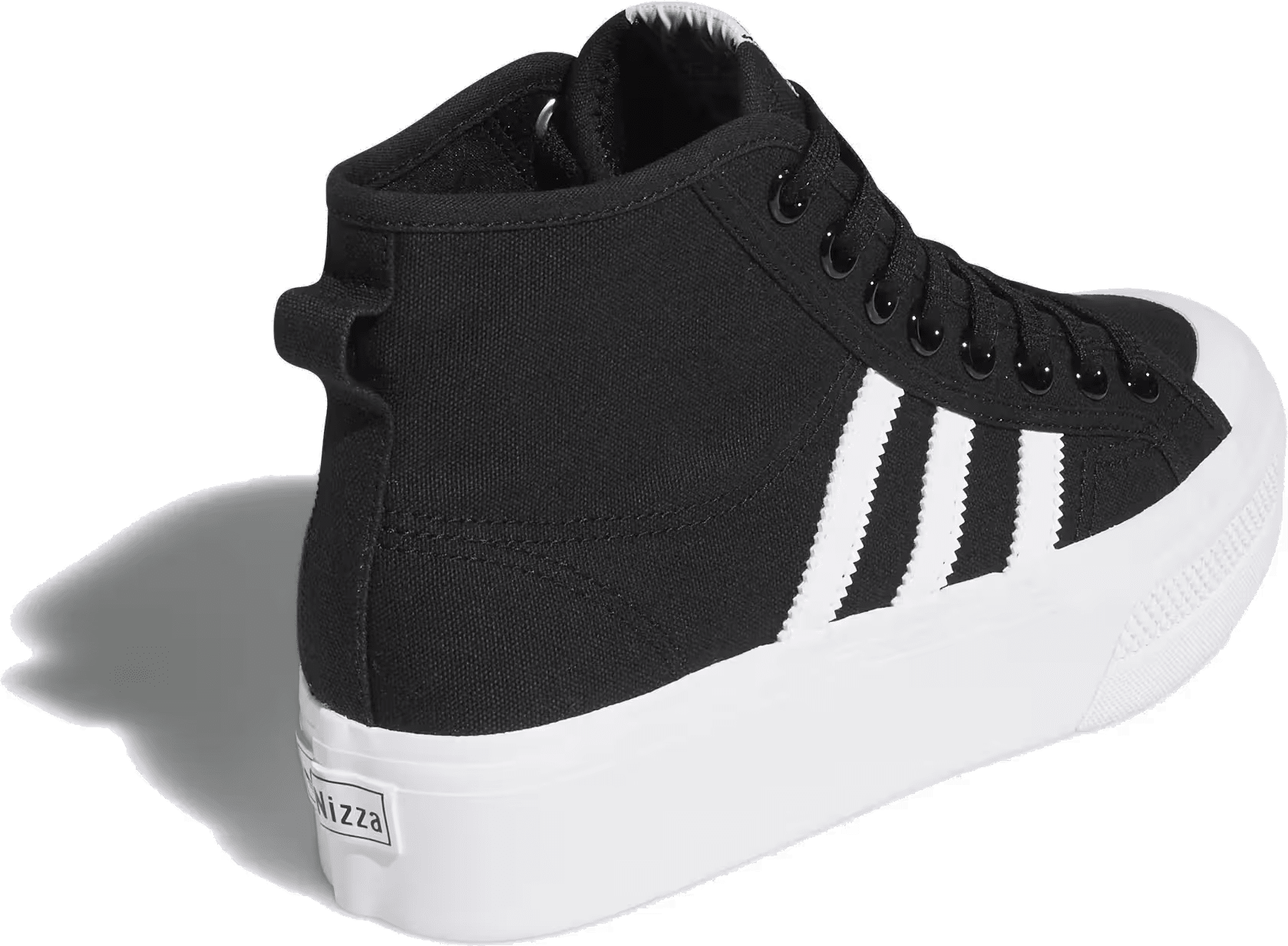 adidas Nizza Platform Mid Core Black White (Women's)