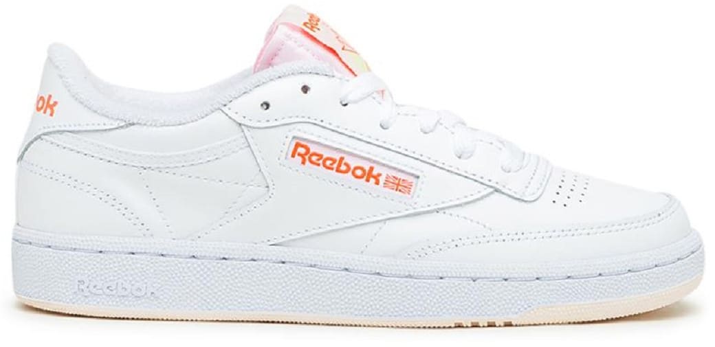 Reebok Club C 85 White Orange Flare (W)