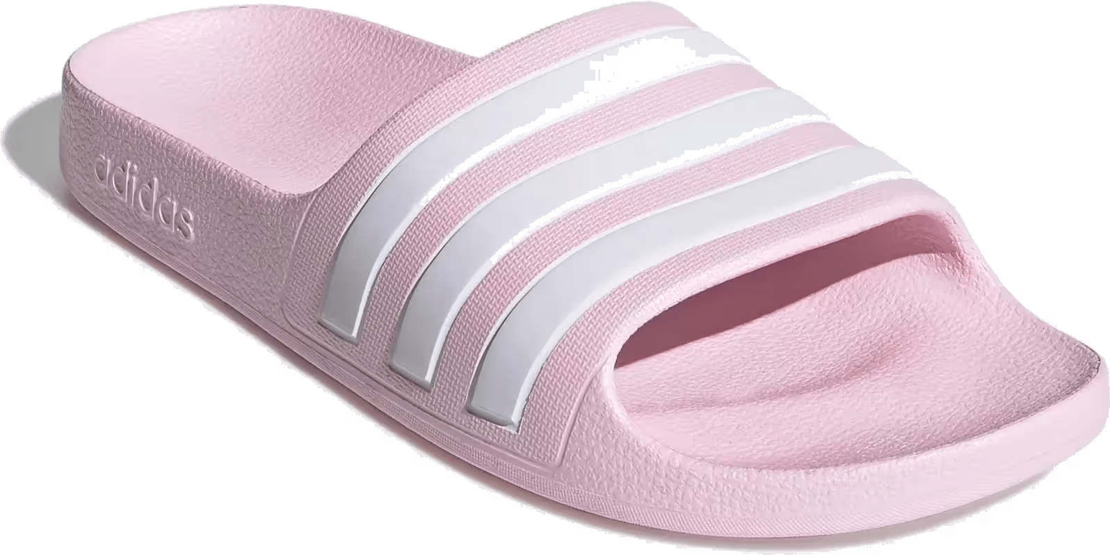 adidas Adilette Aqua Slides Clear Pink Cloud White (GS)